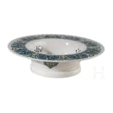 Seltene Schale mit Jugendstil-Dekor, Theodor Schmuz-Baudiss, um 1908 (Entwurf), KPM, 1914-18 (Ausf&uuml;hrung)
