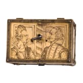 Miniaturk&auml;stchen mit jagdlichem Dekor, Werkstatt Michael Mann N&uuml;rnberg, um 1620