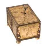 Miniaturk&auml;stchen mit jagdlichem Dekor, Werkstatt Michael Mann N&uuml;rnberg, um 1620