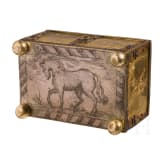 Miniaturk&auml;stchen mit jagdlichem Dekor, Werkstatt Michael Mann N&uuml;rnberg, um 1620
