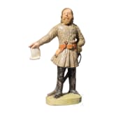 Figur des Friedrich Hecker aus Zizenhausener Terrakotta, um 1848