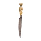 Fig&uuml;rliches Elfenbein-Messer, niederl&auml;ndisch, 2. H&auml;lfte des 17. Jhdt.