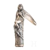 Jugendstil-Spazierstock mit Silbermontur, &Ouml;sterreich-Ungarn, Prag, um 1910