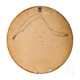 Sch&uuml;tzenscheibe mit Elchmotiv, deutsch, 20. Jhdt.