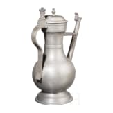 Berner Stegkanne aus Zinn, um 1740