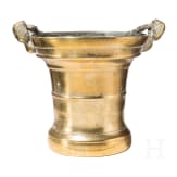 Sp&auml;tgotischer Weihwassereimer, fl&auml;misch, um 1500
