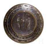 Kranenkanne und Beckenschl&auml;gersch&uuml;ssel aus Messing, norddeutsch, 18. Jh.