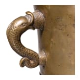Zwei barocke M&ouml;rser mit Delfinhenkeln, deutsch, 17. Jhdt.