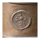 Gro&szlig;er M&ouml;rser mit Delfinhenkeln, Werkstatt Georg Schellener, Bozen um 1660/70