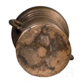 Gro&szlig;er M&ouml;rser mit Delfinhenkeln, Werkstatt Georg Schellener, Bozen um 1660/70