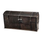 A storage chest from a German armoury, first half of the 17th century