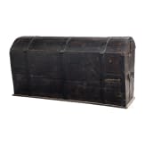 A storage chest from a German armoury, first half of the 17th century