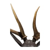 A German carved deer head trophy, 2nd half of the 17th century