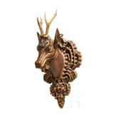 A baroque roebuck trophy, 2nd half of the 17th century