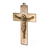 A silver cross with chain, Russia, late 19th century