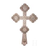 A silver crucifix, Russia, Moscow, 1867