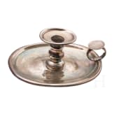 A silver hand-held candle, Jelgava, 1864