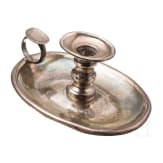 A silver hand-held candle, Jelgava, 1864