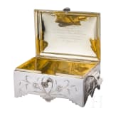 A silver Art Nouveau casket, Russia, Moscow, Semen Kazakov, dated 1903