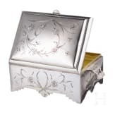 A silver Art Nouveau casket, Russia, Moscow, Semen Kazakov, dated 1903