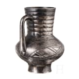 A silver trompe l'oeil kvass jug, Russia,