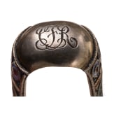 A trompe l'oeil sugar tong and a cloisonn&eacute;-enamel sugar tong, Russia, St. Petersburg, Grachev, 1886 / Moscow, 1908&ndash;1917
