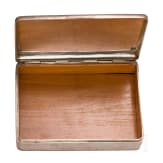 A silver trompe l'oeil cigarre box, early 20th century