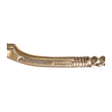 A silver-gilt and niello fork and spoon, Russia, Moscow, Ivan Khlebnikov, 1888