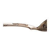 A silver sugar tongs and six spoons, Russia, 1865-1908