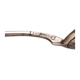 A silver sugar tongs and six spoons, Russia, 1865-1908