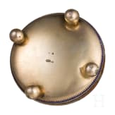 A silver-gilt and champlev&eacute; enamel sugar bowl, Russia, St. Petersburg, 1880