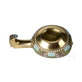 A silver-gilt and cloisonn&eacute; enamel kovsh, Russia, Moscow, Pavel Ovchinnikov, 1908-1916