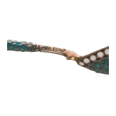 Six silver partial-gilt and cloisonn&eacute; enamel spoons, Russia, Moscow, circa 1890