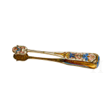 Bedeutendes siebenteiliges Cloisonn&eacute;-Email-Teeservice, Russland, Moskau, Pawel Owtschinnikow, 1896-1908