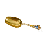 Bedeutendes siebenteiliges Cloisonn&eacute;-Email-Teeservice, Russland, Moskau, Pawel Owtschinnikow, 1896-1908