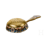 Bedeutendes siebenteiliges Cloisonn&eacute;-Email-Teeservice, Russland, Moskau, Pawel Owtschinnikow, 1896-1908