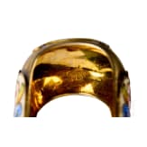 Bedeutendes siebenteiliges Cloisonn&eacute;-Email-Teeservice, Russland, Moskau, Pawel Owtschinnikow, 1896-1908