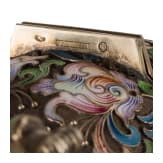 Gro&szlig;es Cloisonn&eacute;-Email-Ei mit Drachen, Russland, 2. H&auml;lfte des 20. Jhdts.