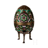 Cloisonn&eacute;-Email-Ei, Russland, 2. H&auml;lfte des 20. Jhdts.