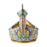 Cloisonn&eacute;-Email-Kowsch in Form eines Vogels, Russland, 2. H&auml;lfte des 20. Jhdts.