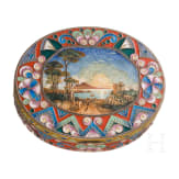 Jugendstil-Zigarettenetui in der Art von Feodor R&uuml;ckert, 2. H&auml;lfte des 20. Jhdts.