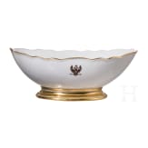 Terrine mit Emblem der Marinestandarte des russischen Kaisers, Kaiserliche Porzellanmanufaktur St. Petersburg, Periode Alexander III (1881&ndash;1894), 1992