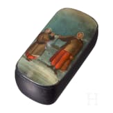 Lackdose und Lackschatulle, Russland, Danilowo, Fabrik Pjotr und Aleksandr Lukutin, 1855&ndash;63 / sp&auml;tes 19. Jhdt.