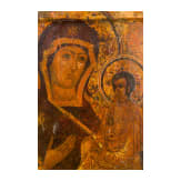 Ikone mit der Gottesmutter von Tichwin "Tichwinskaja", Russland, 18. Jhdt.