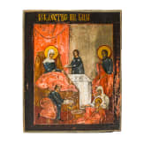 Two icons: Prophet Elias and the Nativity of the Mother of God, Russia, late 19th century