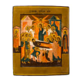 Two icons: The Korsunskaya Mother of God and the Dormition of the Mother of God, Russia, 19th century