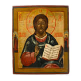 Two icons: The Kazanskaya Mother of God and Christ Pantokrator, Russia, 19th century