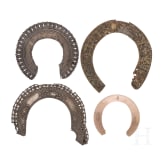 Four silver halos, Russia, 1779 - 1918