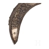Six silver halos and a silver fragment, Russia, 19th century