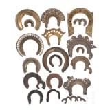 19 brass and copper halos, Russia, 19th century